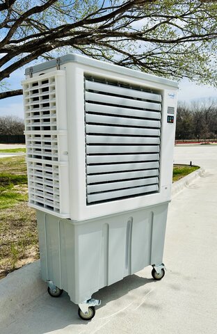 Cajun Kooling portable evaporative cooler rental in Austin